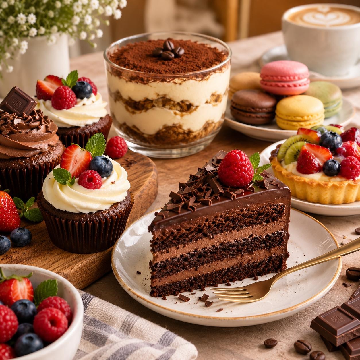 کیک‌های کافی‌شاپی